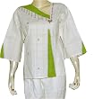 Womens Long Sleeve Cotton Top Shirt Blouse Block Print Hand Embroidery Size L (tsht109)