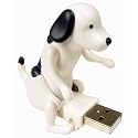 Cables Unlimited White USB Moving Dog
