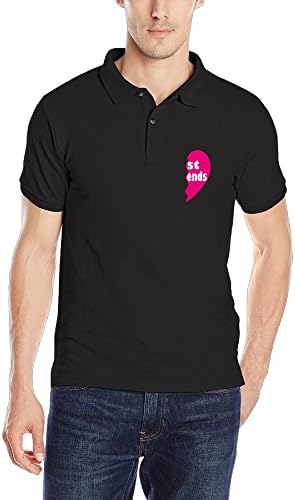Best Friends St Ends Men Polo Collared Shirt