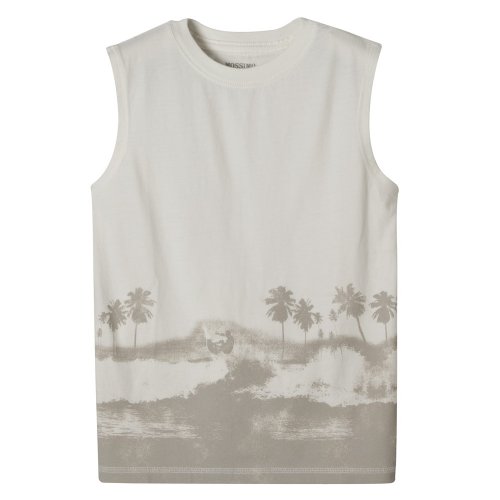 Mossimo Supply Co. Snow White BB Muscle Tee 