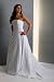 Elegantes Brautkleid Aileen mit einem Träger Farbe weiß Größe 36 (sofort verfügbar)