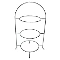 Home 3-Tier Steel Plate Rack - Chrome