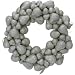 Glitter Pear Wreath - Silver