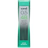Uni NanoDia Mechanical Pencil 0.5 mm Lead, 4B (U05202ND4B)