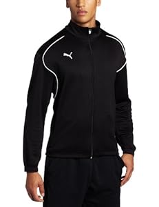 Puma Men's Training Jacket (Black-White, Large)
