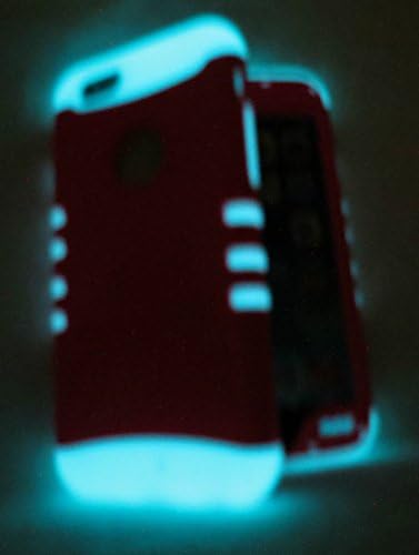 iPhone 6 6S Cover Case Fluorescent Light Hot Pink with Glow Shock Resistant
