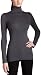 Splendid Women's 1X1 Turtleneck,Coal,X-Small