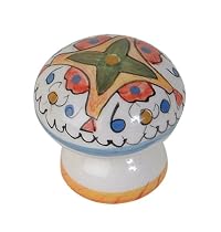 Atlas Homewares 3160-03 1-3/4-Inch Tuscany Collection Siena Hand painted Cera...