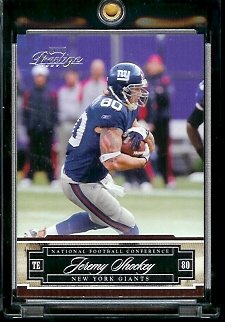 2007 Playoff Prestige Football Card #97 Jeremy Shockey - New York Giants - Mint Condition - Shipped In Protective ScrewDown Case!