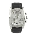 Geneva Elite Men's Lupah Watch with Leather Band Watch Model 9786G