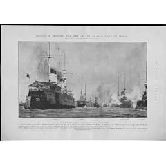 Briten Feleet Im Ausland Lieferungen des Antiken-Druck-1905