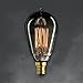 Bulbrite NOS25ST15/SQ/E12/SMK 25-Watt Nostalgic Edison ST15 bulb, Vintage Thread Filament, Candelabra Base, Smoke