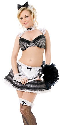 Playboy Flirty French Maid Costumes 