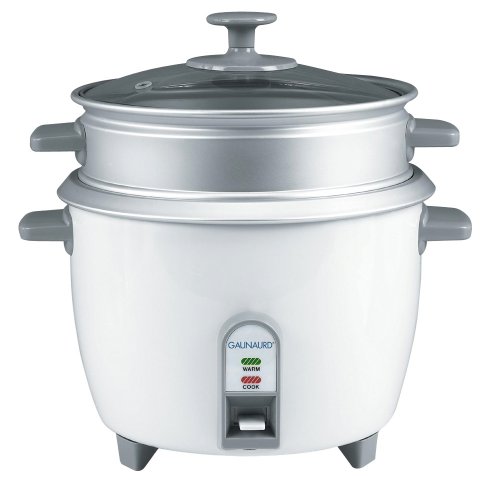 Gaunaurd Rice Cooker, 8 Cup with Steamtray and Nonstick