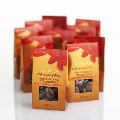 Godiva Chocoiste: Milk Chocolate Covered Strawberries (Set of