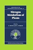 Nitrogen metabolism of plants