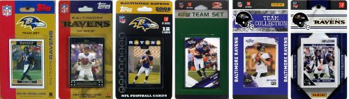 NFL Baltimore Ravens Six Different Licensed Trading Card Team Sets