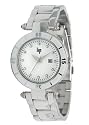 Lip Style - 10835822 - Montre Femme - Quartz Analogique - Cadran Blanc - Bracelet Acier Argent
