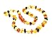 SilverAmber Genuine Baltic Amber Teething Necklace - Multi Colour - NE0029