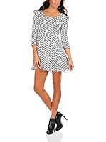 Uniq Vestido Manille (Negro / Blanco)