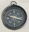 3" Black Face Antique Finish Compass: Hiking and Camping