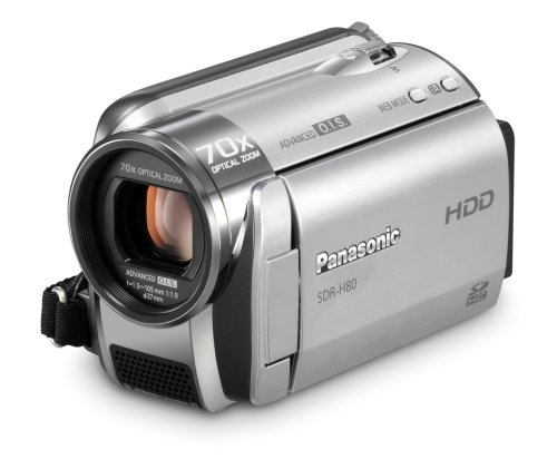 Panasonic SDR-H80-S SD and HDD Camcorder (Silver)