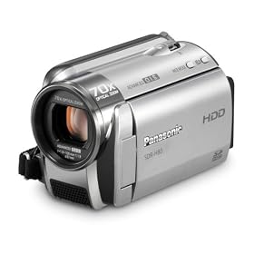 Panasonic SDR-H80-S SD and HDD Camcorder (Silver)