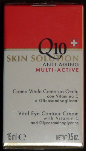 Q10 Skin Solution Anti-Aging Multi-Active Vital Eye Contour Cream, .5 Oz.