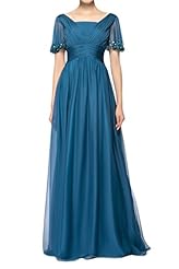 Flared-Skirt Natural   Waistline Chiffon Evening Dress/Prom Dress 