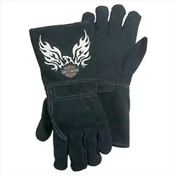 Sperian Xl Flame Eagle Blk Pr Harley Davidson Weldr Glv