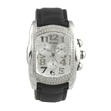 Geneva Elite Men's Lupah Watch with Leather Band Watch Model 9786G