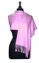 100% Pashmina LAVENDER Light Purple Shawl Wrap Scarf