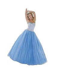 Junior Lace-Up Beaded Sweetheart   Ball Gown Quinceanera Dress 