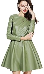 Spring 2015 Bubble Dress Leather General Print  Dress