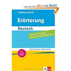 Training intensiv Deutsch Er�rterung: Gymnasium Oberstufe/Abitur