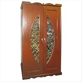 Vinotemp 700 Monaco B 700 Monaco Beveled Window Oak Wine Cooler Cabinet