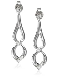 Sterling Silver Dangle Earrings (1/4 cttw, I-J Color, I2-I3 Clarity)