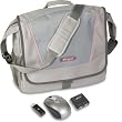 Targus BUS0160 Incognito Messenger Fits Up To 15.4-Inch Screen, Wireless Optical Stow and Go Mouse, and Hub Bundle (Pink/Gray)