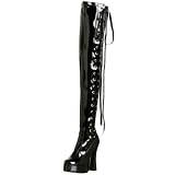Pleaser Women's Electra-3050,Black,9 M