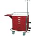 Harloff Classic Line 5-drawer Emergency Cart Specialty Package