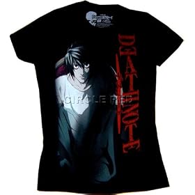 Death Note: L Sitting Black Junior T Shirt