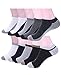 10 Pack Athletic Running Thin Quarter Low Cut No Show Cotton Socks for Men