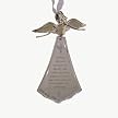 Angel Stars Shine Down Ornament - Goldtone