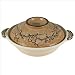 Khafu Japan 10-Inch Japanese Earthen Casserole Pot