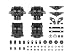 Carbon Reinforced A Parts Gear Case TB-03 TAM54098