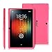 iRULU eXpro X1 7 Inch Google Android Tablet PC, 1024*600 Resolution, 16GB Nand Flash, Wi-Fi, Games, Dual Cameras (Pink)