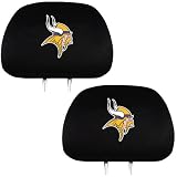 Headrest Seat Cover - NFL Football - Minnesota Vikings - Pair