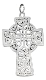 Sterling Silver Filigree Celtic Cross Charm