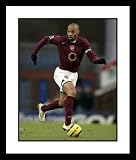 Thierry Henry Arsenal Framed Photo - With Ball