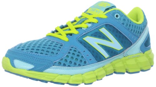 New Balance Women's W750 Athletic Running Shoe,Blue/Green,9.5 B US